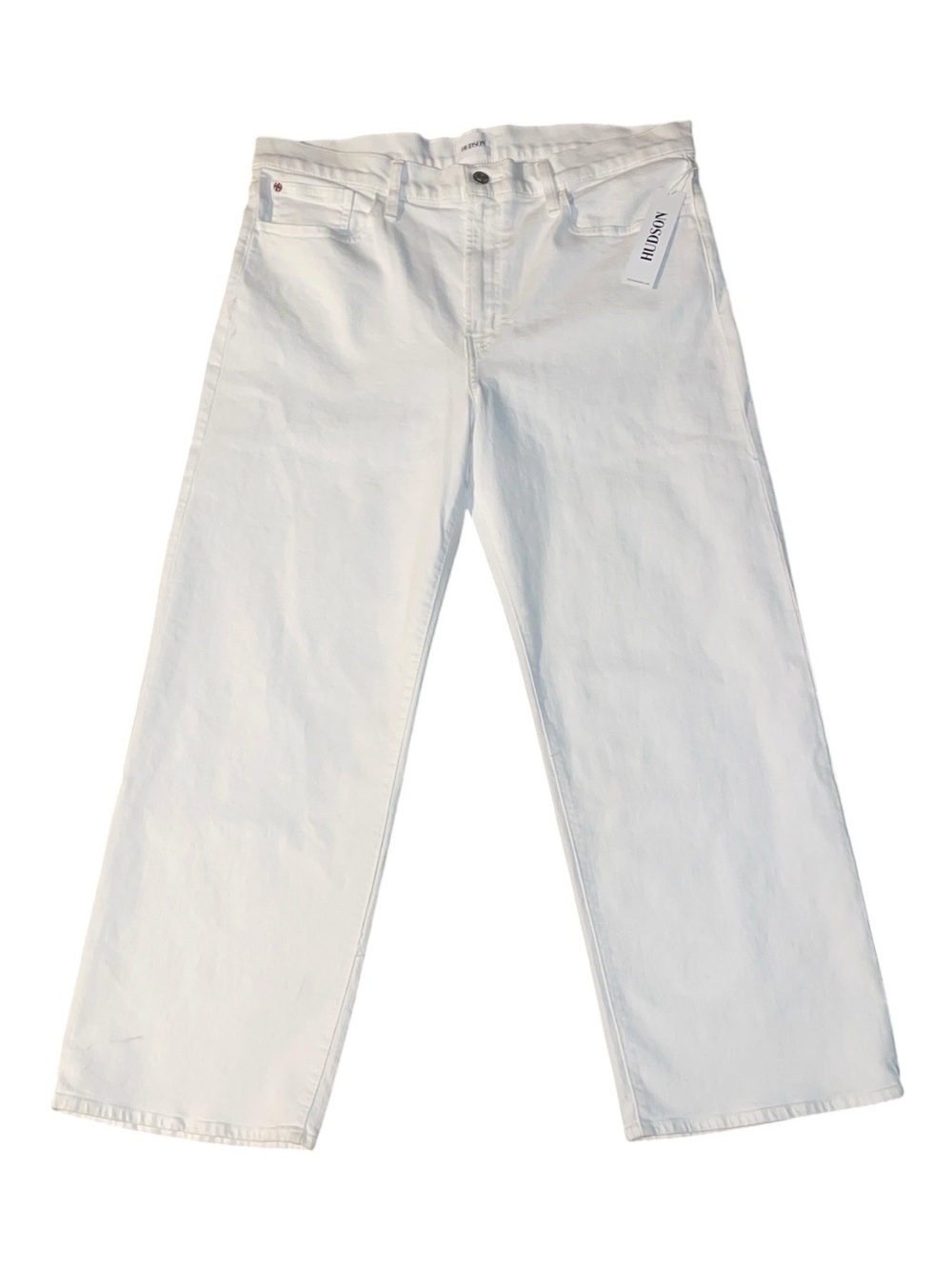 Hudson Rosalie White Wide Leg Jeans NWT - Picture 5 of 7